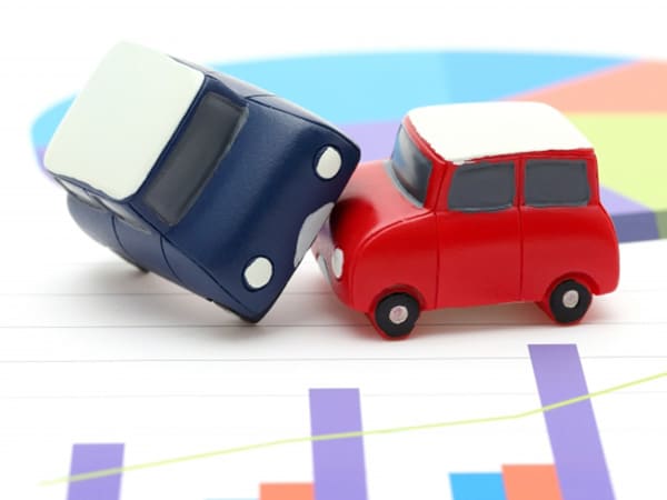 車同士の衝突事故イメージ画像